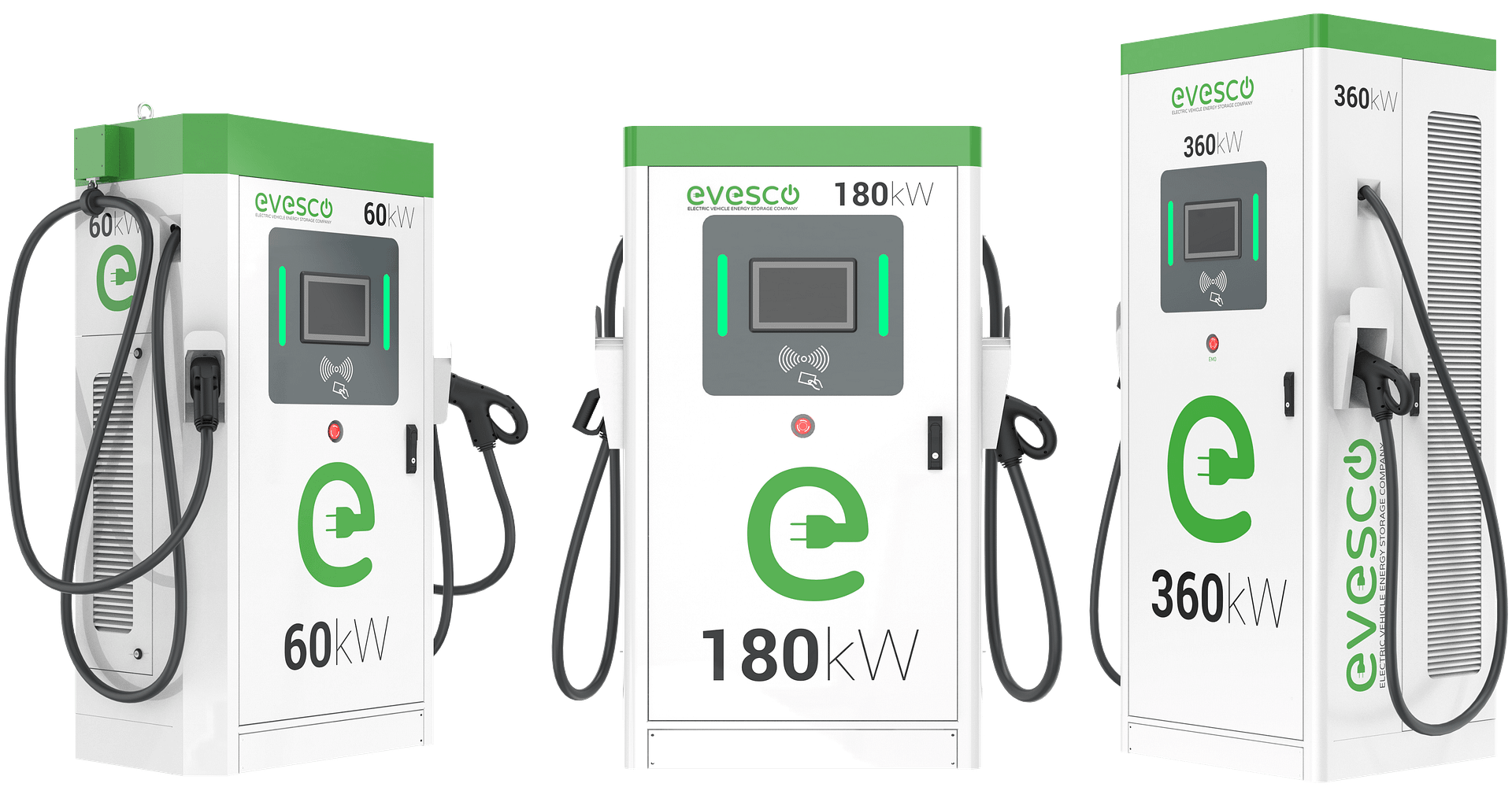 DC Fast Chargers For EV Electric Vehicles Level 3 Charging EVESCO