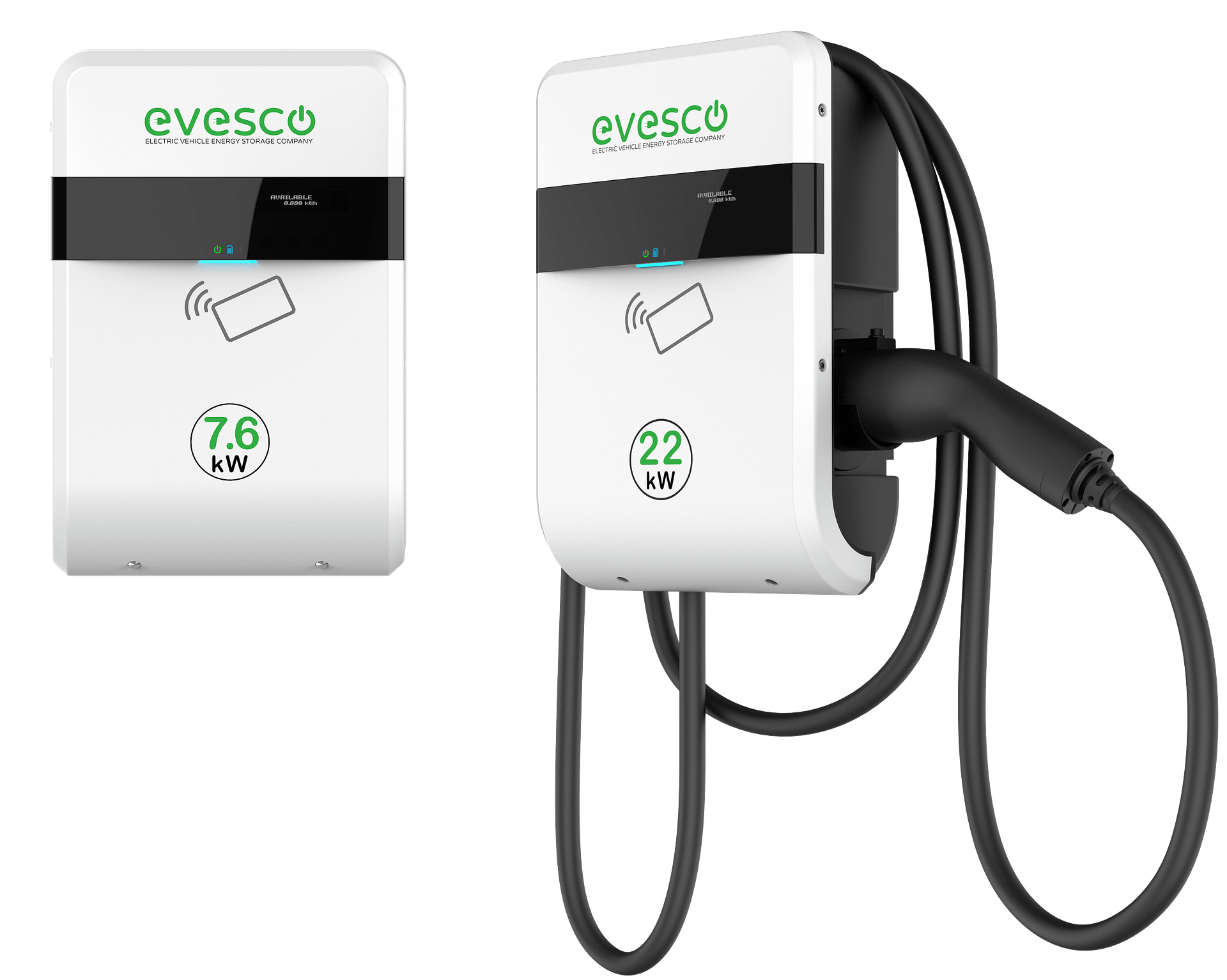 EVAC 7i EU 7kW AC Level 2 EV Charger Type 2 32A Output EVESCO