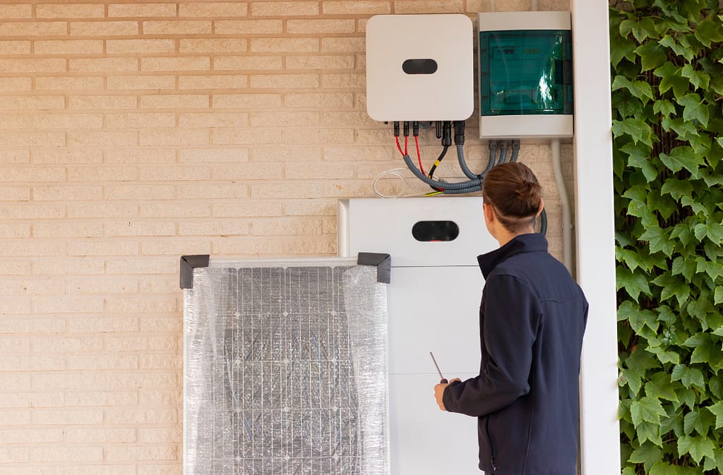 Installation of a home energy storage system