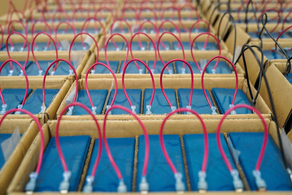 SLA Batteries in warehouse 
