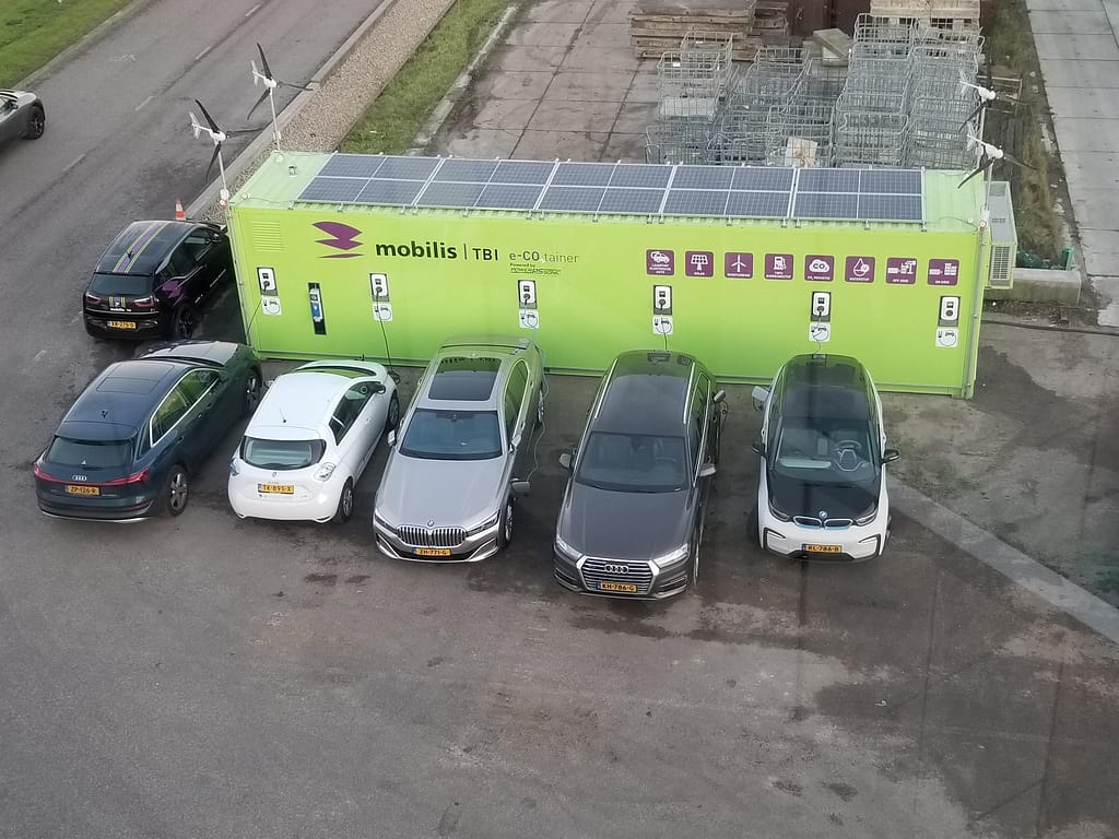 micro grid with ev charging