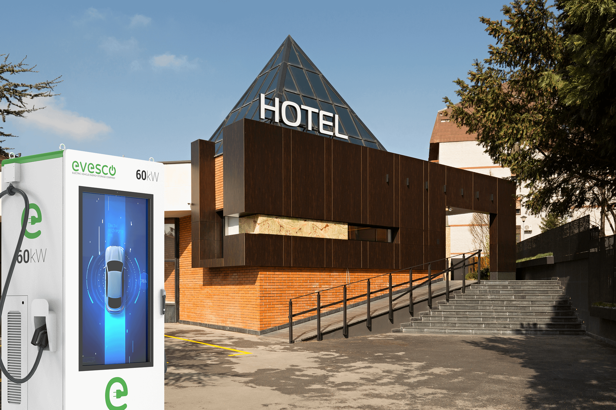 The Benefits of Offering EV Charging at Hotels