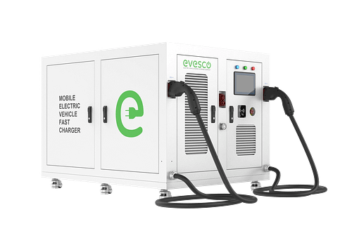 EVES mobile EV charger with battery power