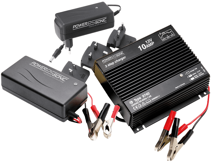 sla and lithium battery chargers