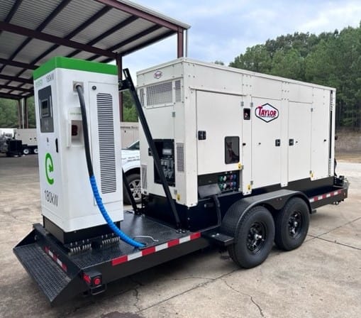 Mobile EV charger generator
