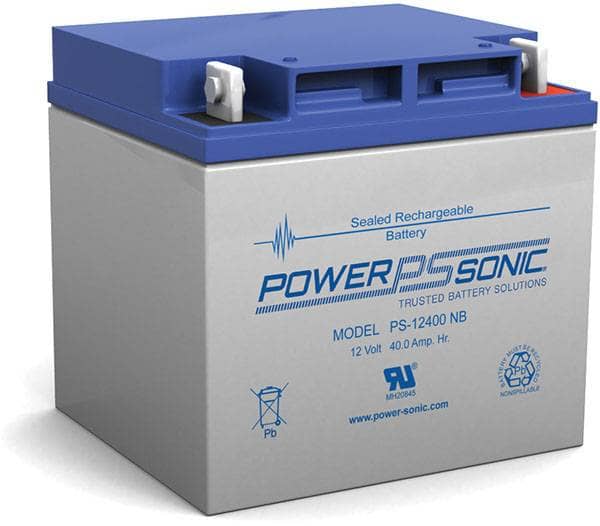 PS-12400 12V 40Ah General Purpose VRLA Battery | Power Sonic